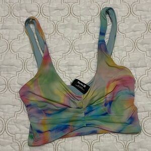 Hurley Multicolor Swirl Bikini Top